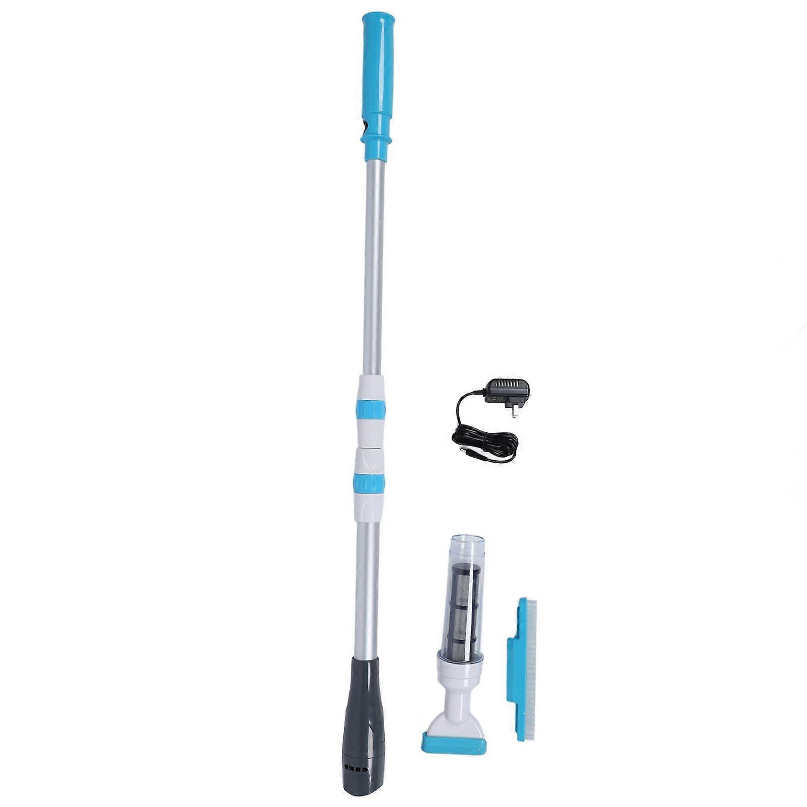Cordless Rechargeable Pool Vacuum Aluminum Telescopic Handheld Pool Cleaner for Spas Hot Tubs and Small Swimming Pools