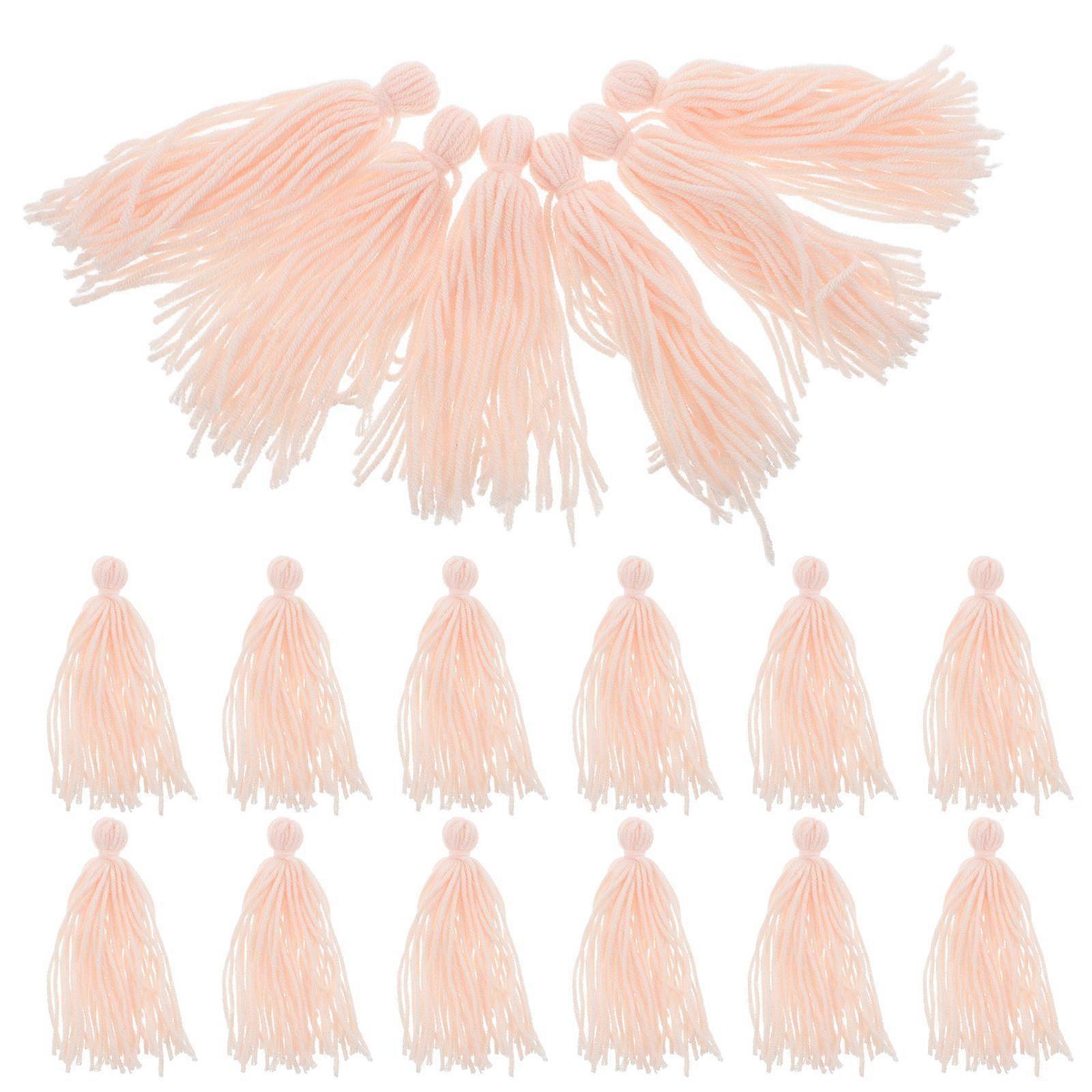 25pcs Floating Fish Breeding Mops for Aquarium Decorative Fish Tank Ornament Spawning Grass for Egg Laying Baby Fry Hideout Beige