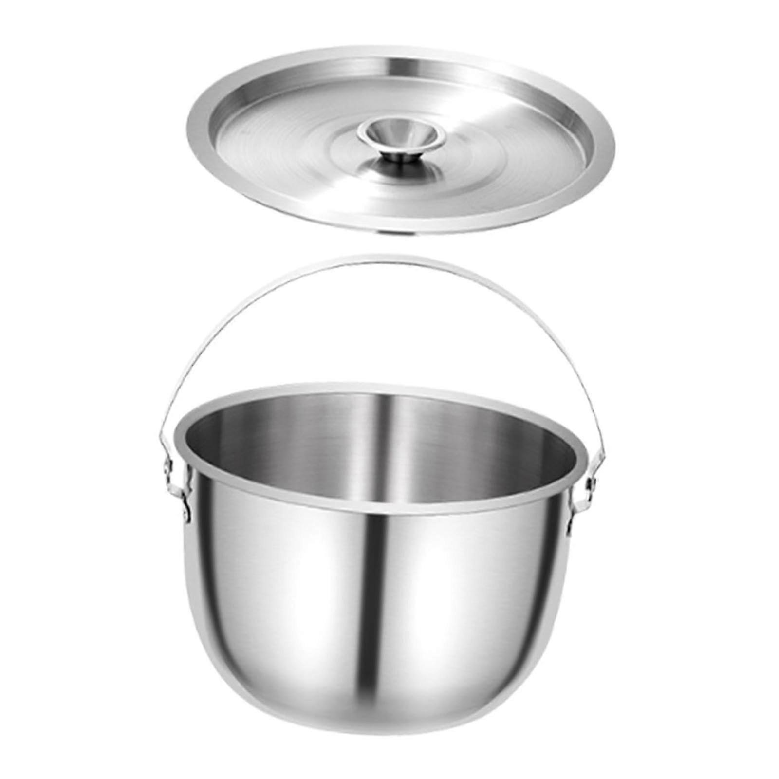 Camping Cookware Set Including Pot With Lid And Handle 4L Capacity Commercial Kitchen Use Multi Color