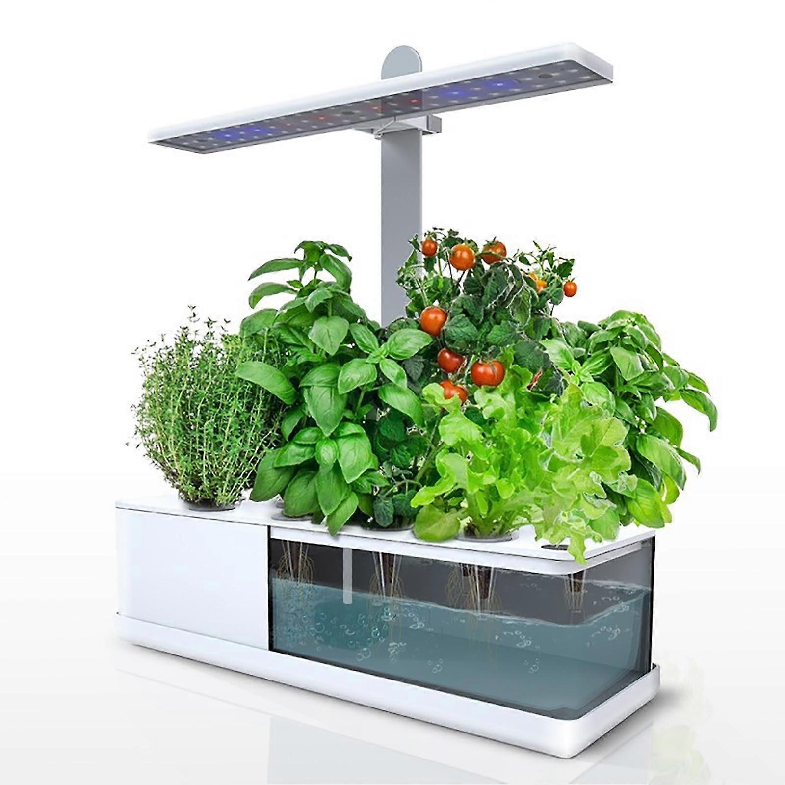Hydroponics Growing System 2L Water Tank LED Grow Lights Timer Height Adjustable Indoor Garden Planter Germination Kit