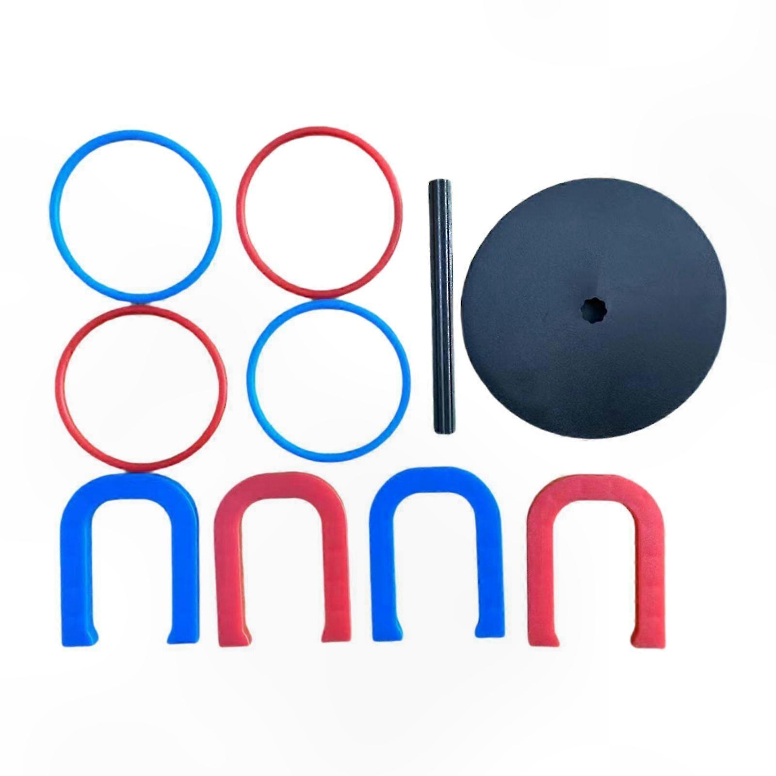Lightweight Horseshoe Game Set for Indoor & Backyard Family Fun Activity