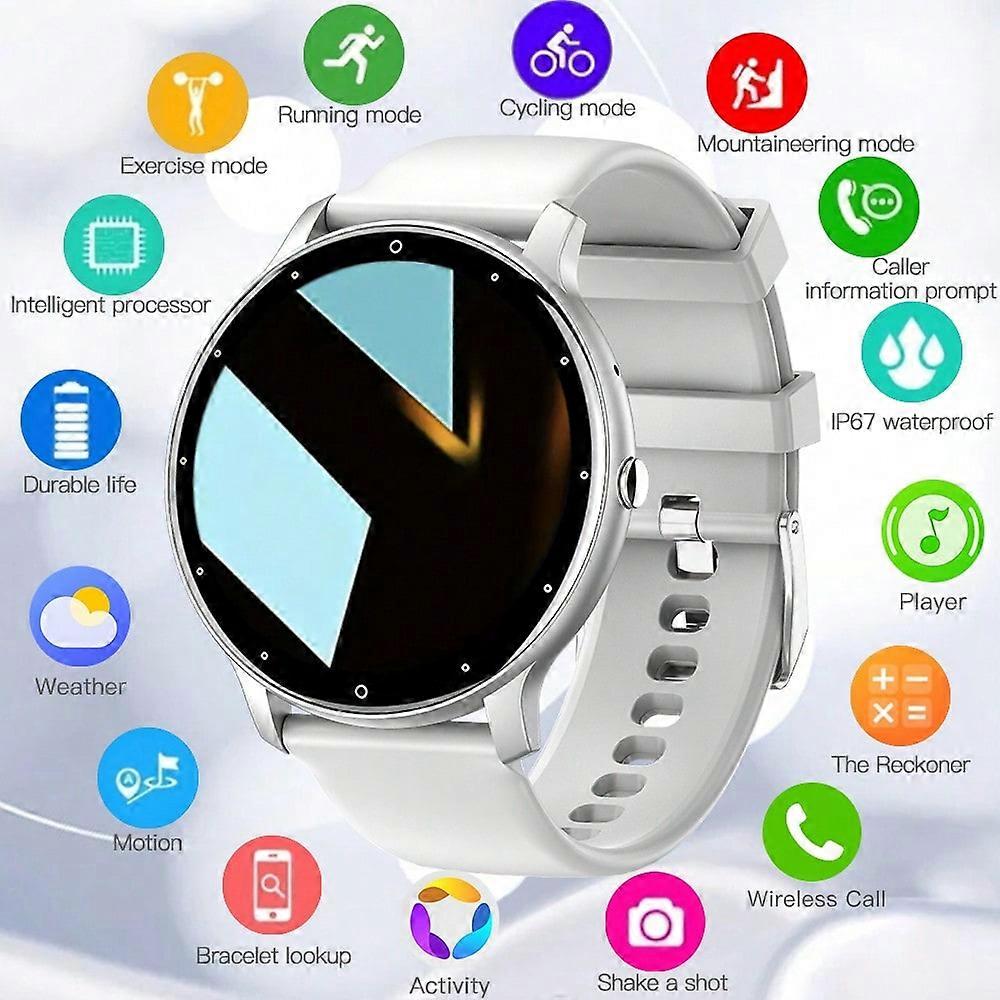 Smart Watch, Screen Size 1.28 Inch, TFT Screen, Silicone Watch Band, IP67 Waterproof And Dustproof Rating, Multi-Functional Multi-Purpose Smart Watch