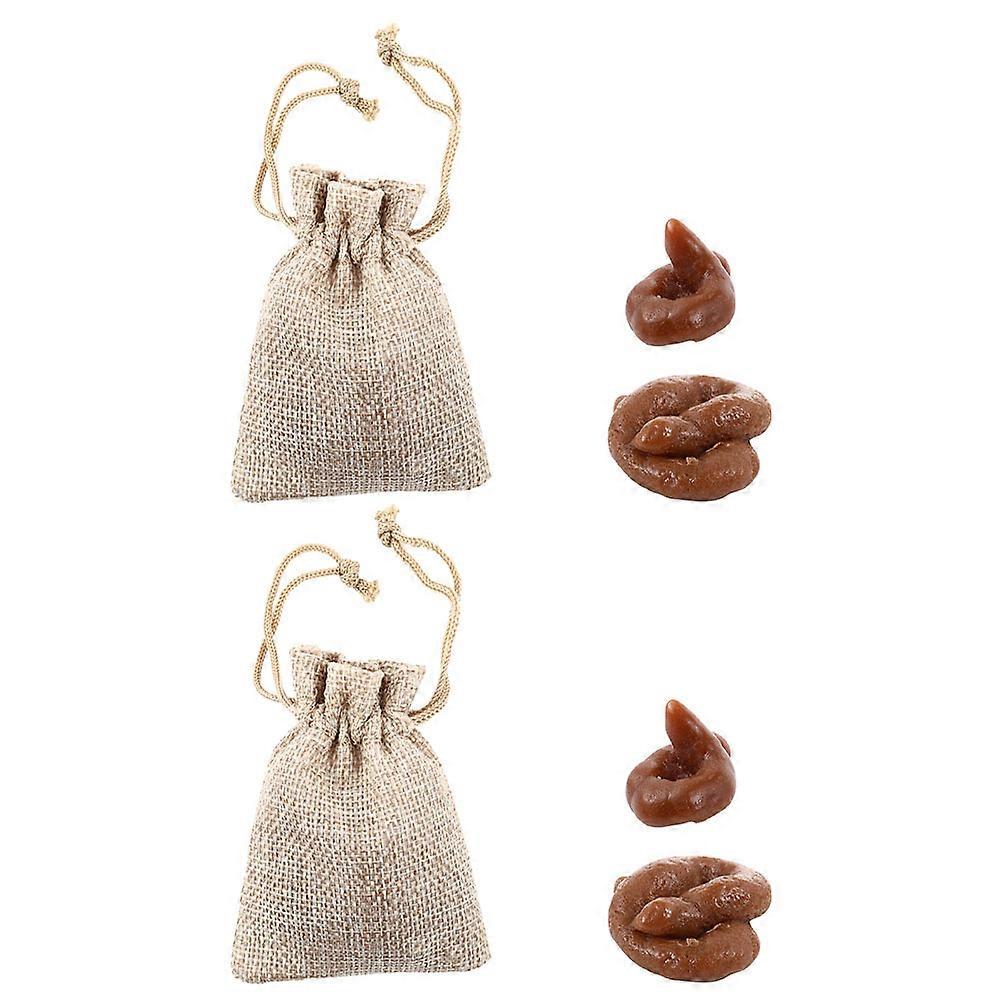 Poo Prank Toy Simulation Cat Poo for Party Use 2Pack Tricky Toy Pack