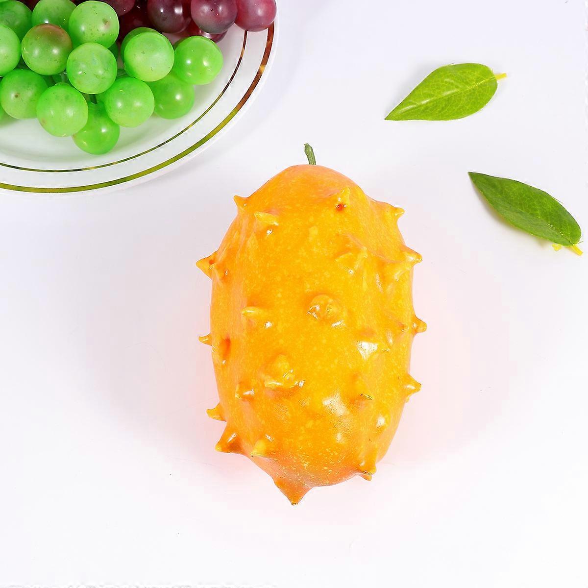 Photography Props Simulated Ginseng Fruit for Decoration Orange