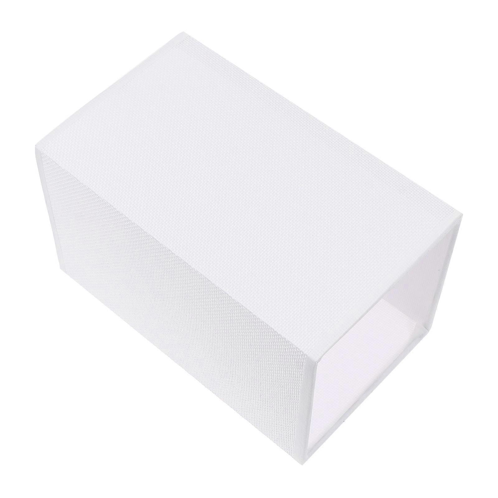 4Pcs White Cloth Lamp Shade Square Style Light Cover For Home Decor And Warm Atmosphere Decorative Lighting