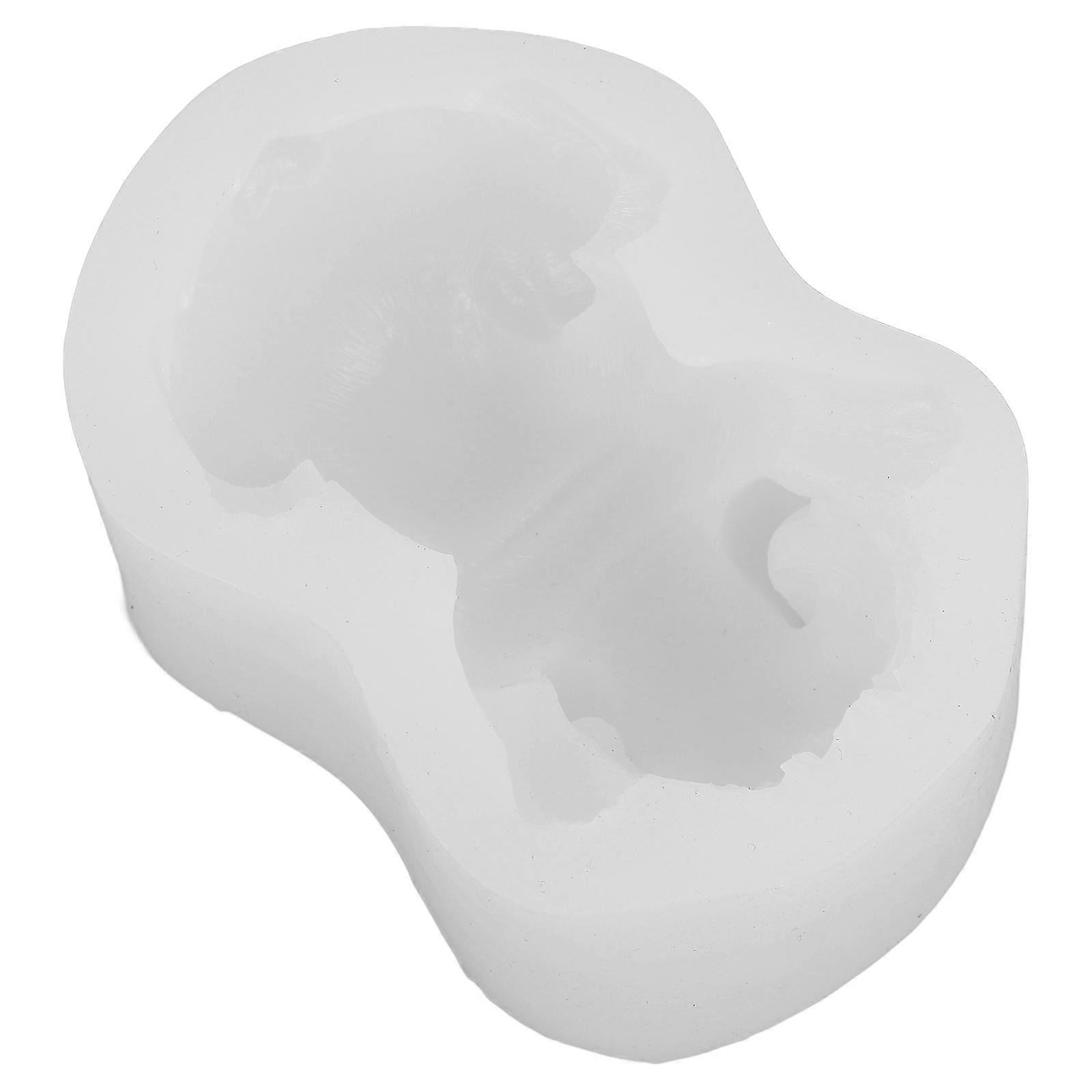 DIY Baking Mold 3D Mousse Cake Mold for Party 3Pcs White Set