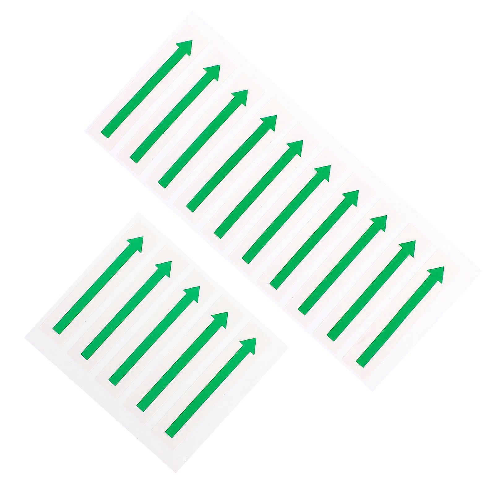 30 Pcs -way Indicator Equipment Labels Stickers Suitable For Community Center Warehouse And Directional Guidance Safety Signage