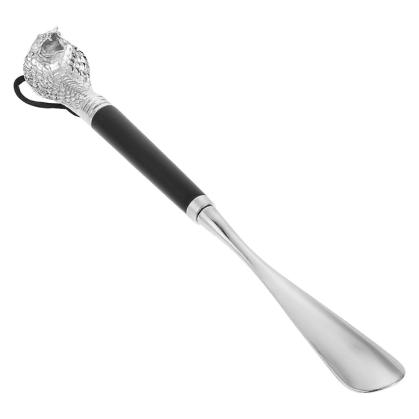 Long Handle Metal Shoe Horn for Effortless Shoe Wearing 3Pcs