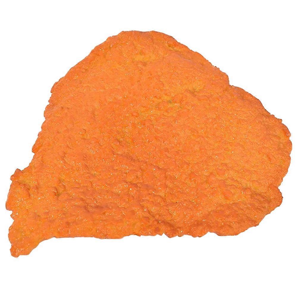 Artificial Fried Chicken Cutlet Decor For Household Users And Business Owners Crafted From Chocolate PVC In 1Set