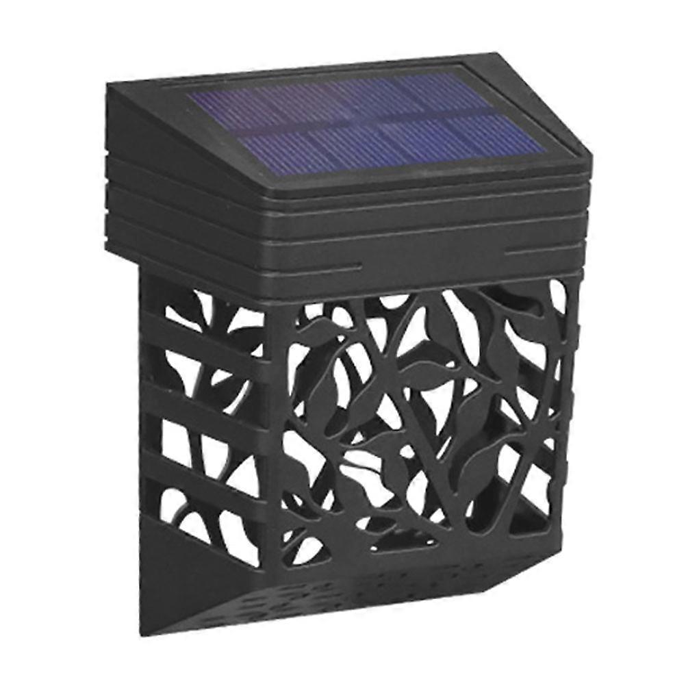 Yard Light Deck Lamp for Outdoor Use 5Pcs Black Solar Fence Light