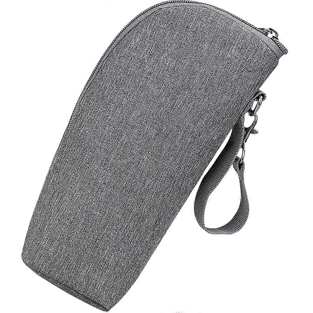 Feeding Bottles Thermal Bag for Storage Use 5Pcs Grey Insulated Infant Pouch
