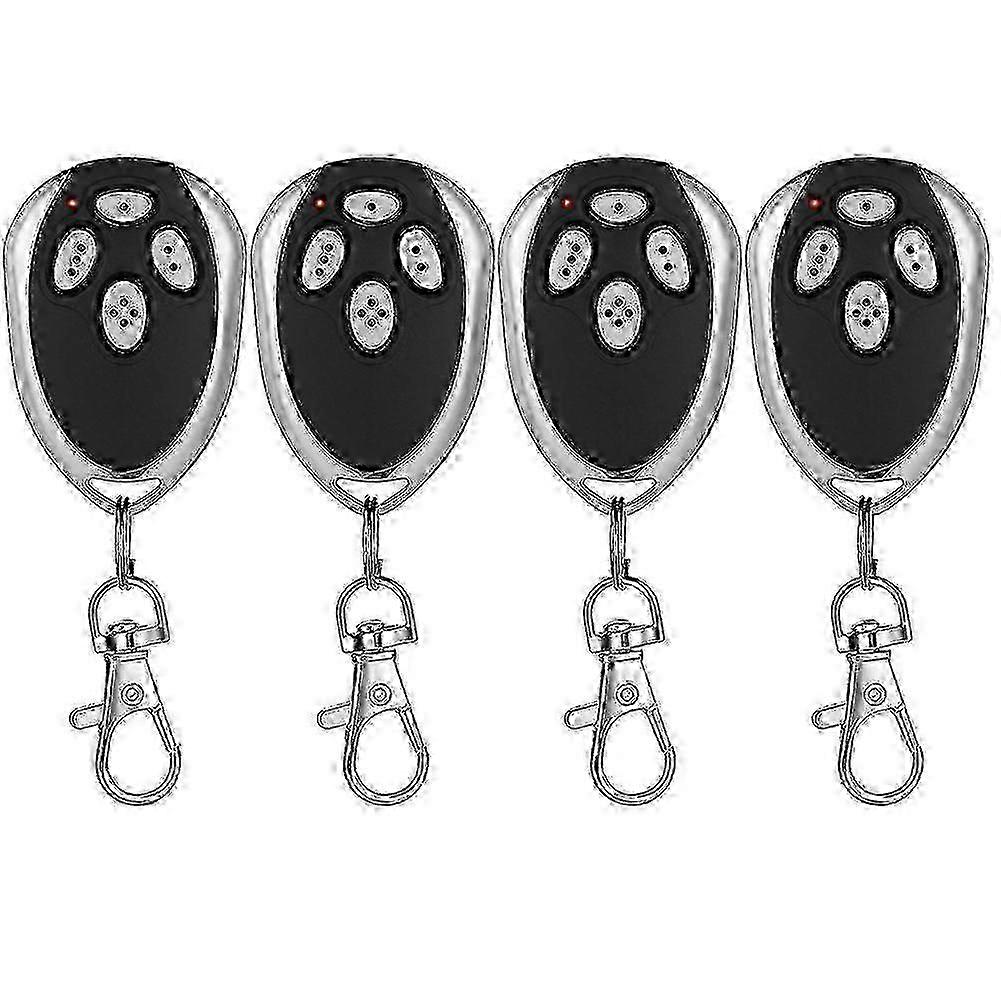 4 Pcs 4 Channels Gate Opener Remote Compatible for Aleko LM123 433.92mhz Garage Door Remote Control Transmitter