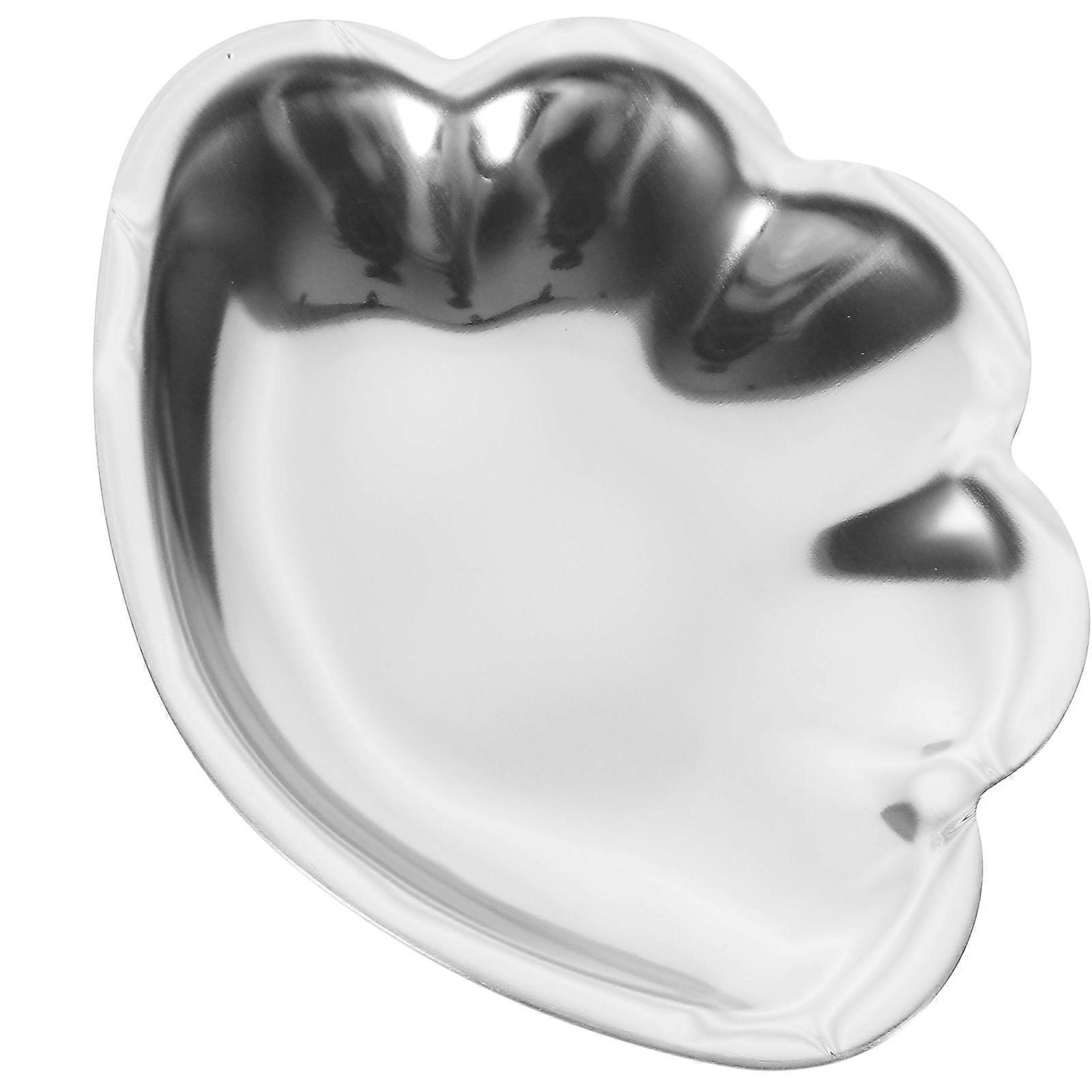 Shell Shaped Trinket Storage Plate For Desktop Jewelry Organization 9X7CM Multi-functional 2Pcs