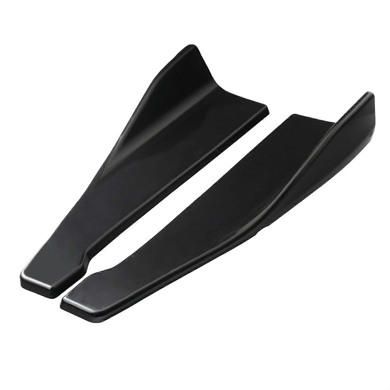 Side Skirts Extension For A3 48cm Black Universal Bumper Spoiler Splitter Rocker Extensions