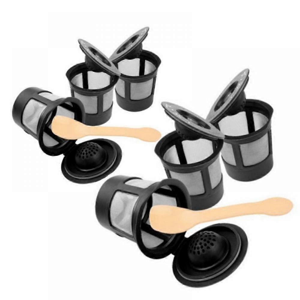 6PCS Coffee Filter Cup Refillable K-Cups Reusable Pod Keurig Coffee Maker