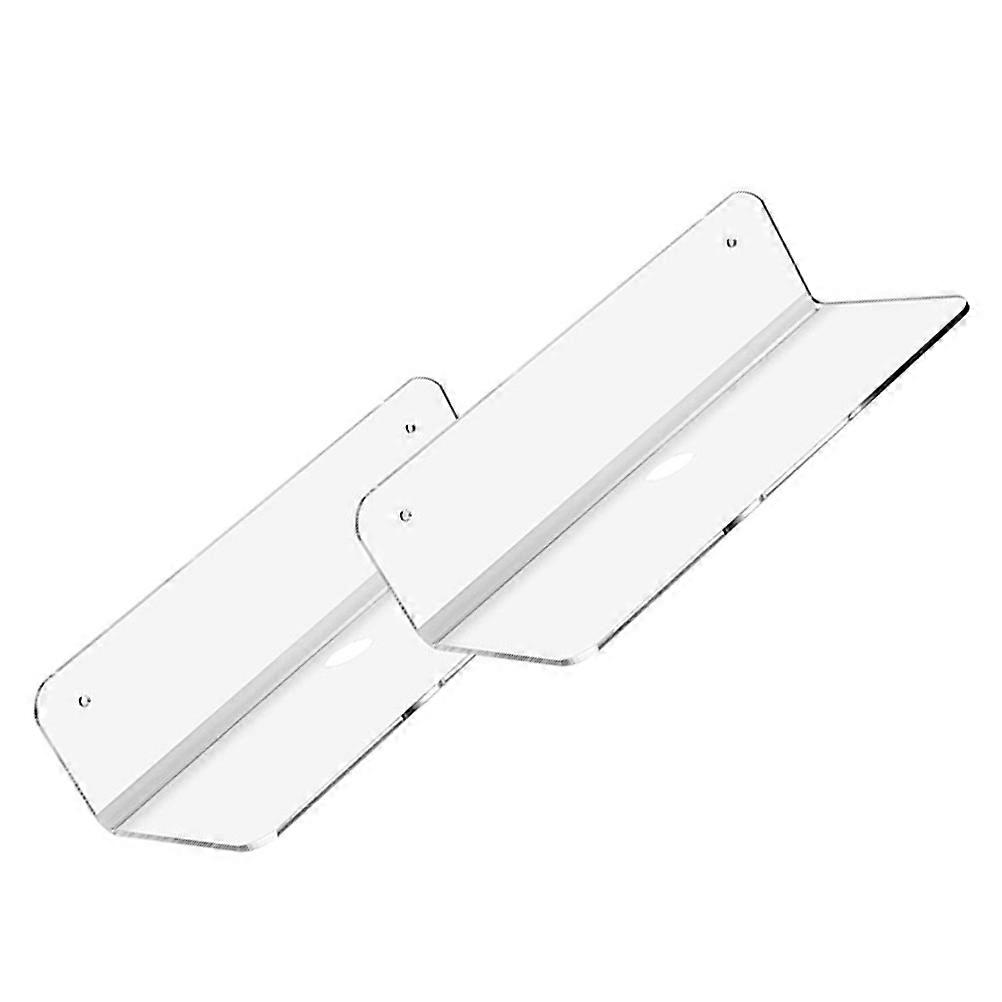 Wall Audio Storage Shelf for Acrylic Support Racks 2Sets Stand