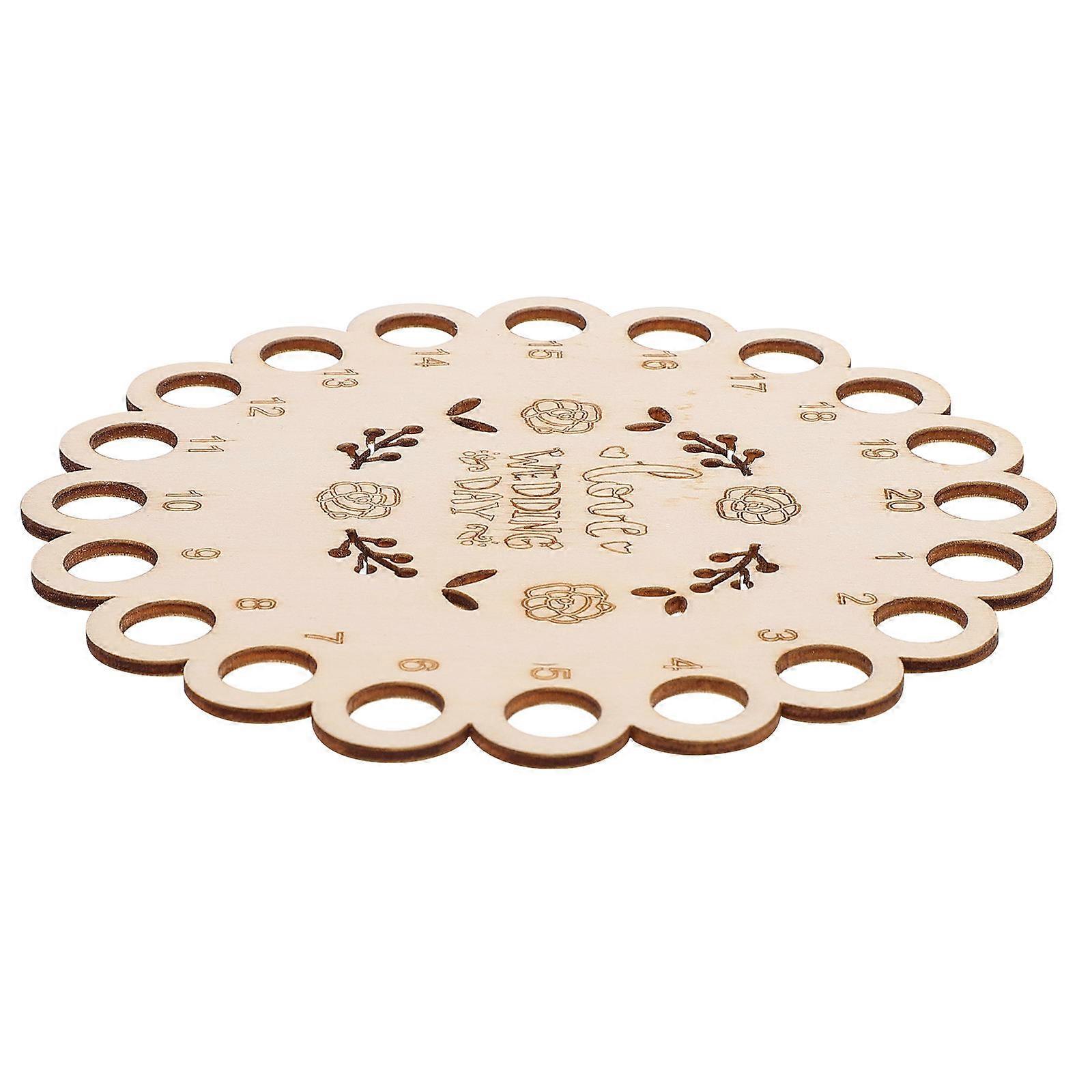 Embroidery Floss Organizer Wooden Thread Holder for Thread Organizing 1Pcs