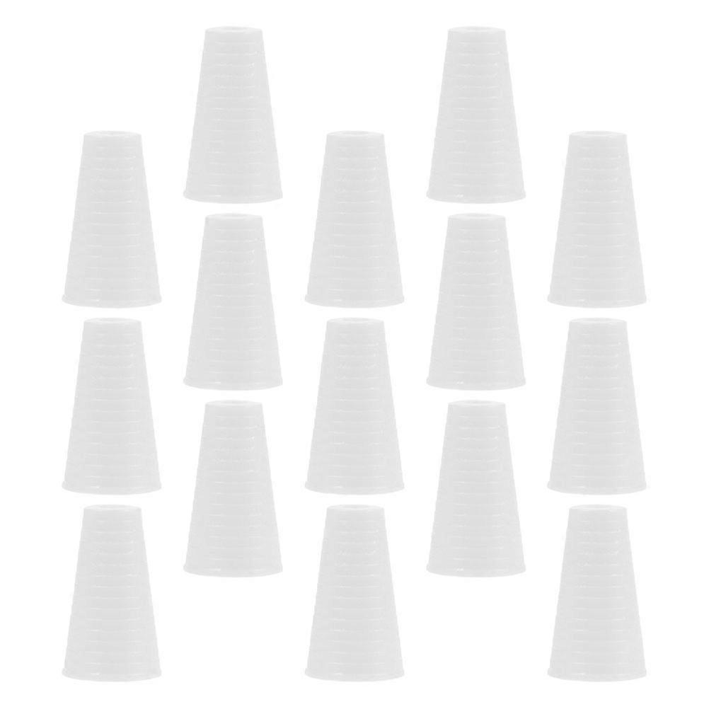 Blind Cord Pulls Plastic Knobs for 150Pcs White Curtain Tassels Replacement