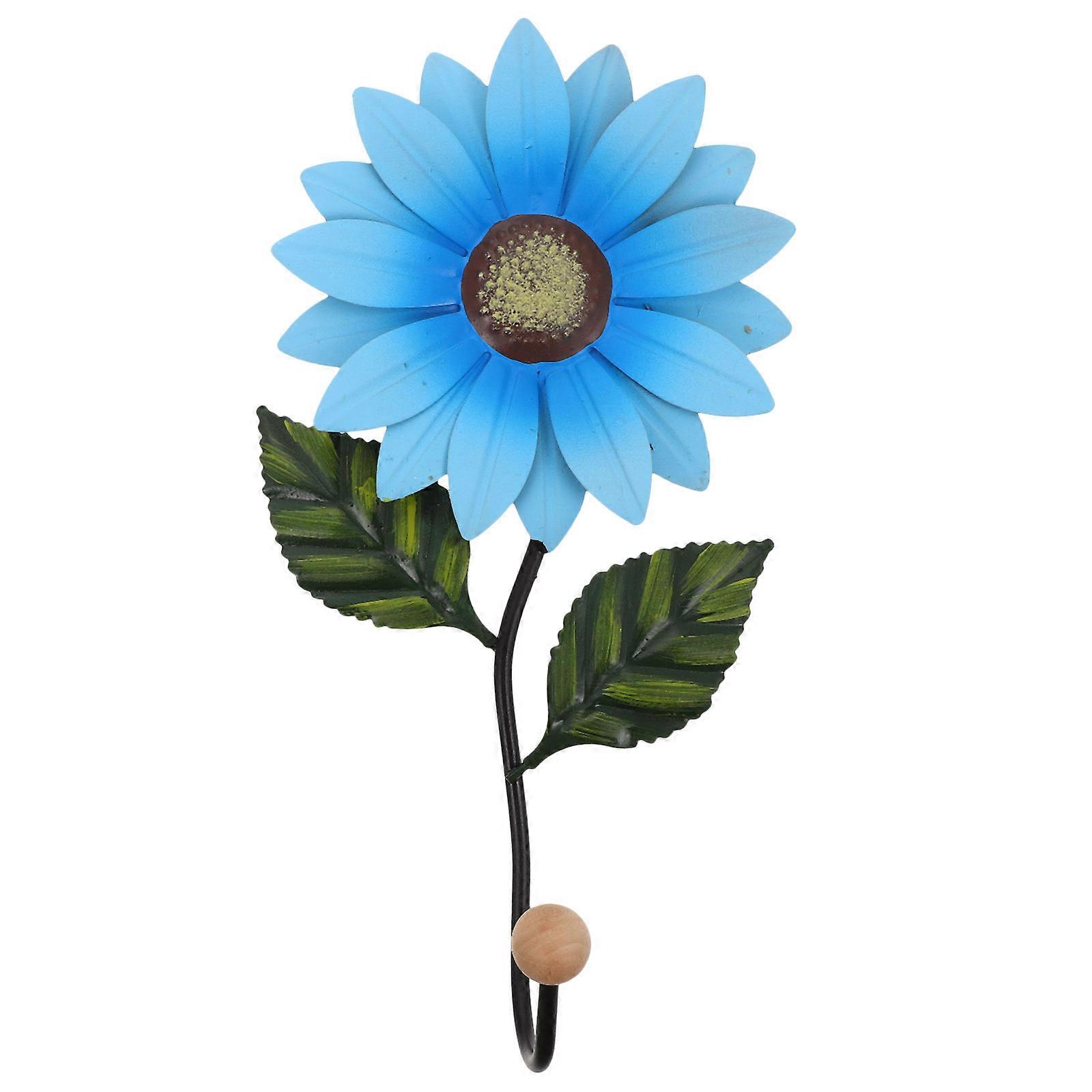 Home Wall Storage Hooks Flower Shape Hanging Hook for Home 2Pcs Iron