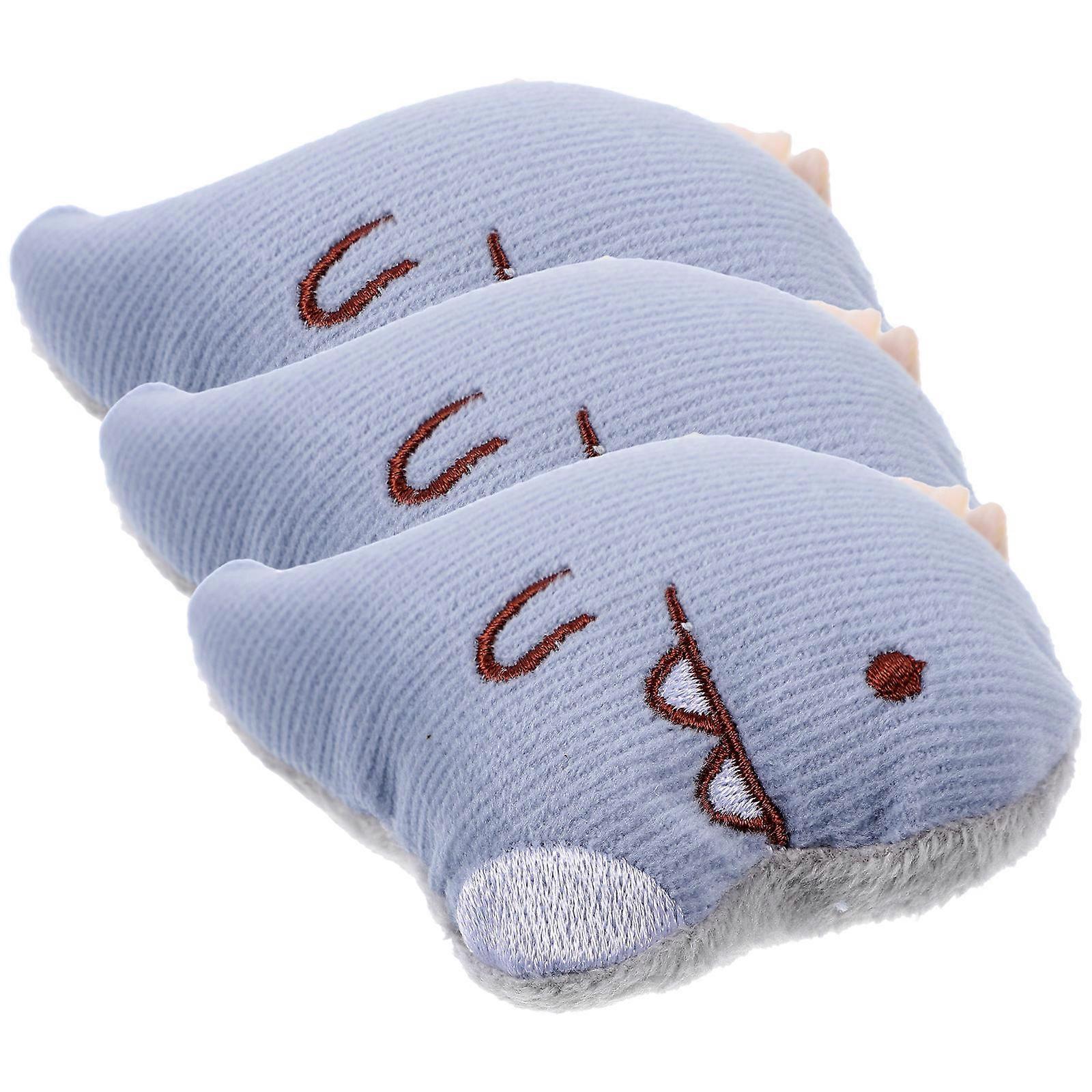 Pet Biting Playthings Plush Catnip Toys Indoor Cat Teething Period Soft Fabric Stress Relief 3Pcs