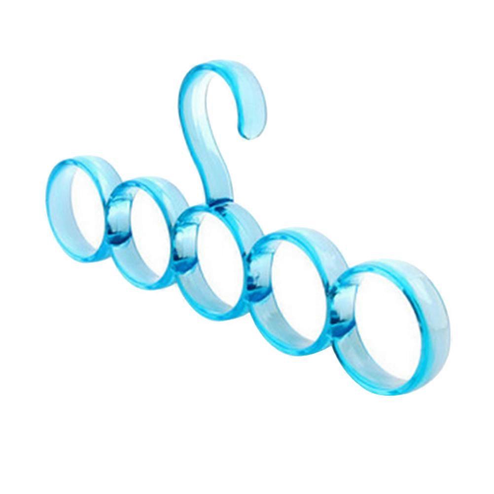 Circle Shape Coat Hanger for Tie Holder 3Pcs Plastic Organizer