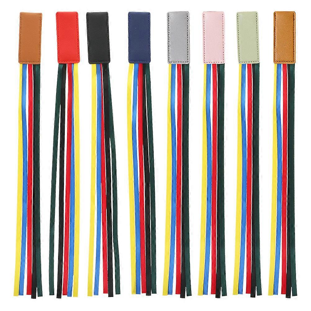 Ribbon Bookmark Book Marker for Reading Use 8Pcs Colorful Set
