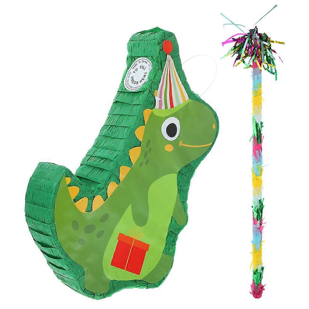 Cute Dinosaur Pinata Party Decoration for Candy 3Sets Hanging