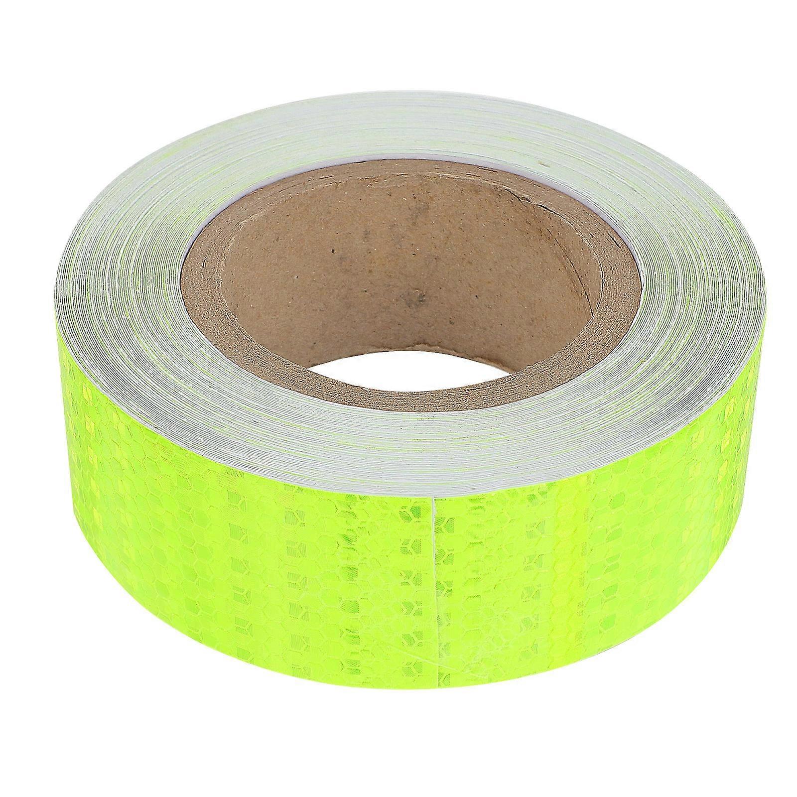 Safety Reflective Tape Yellow Fluorescent Reflective Tape for Warning Use