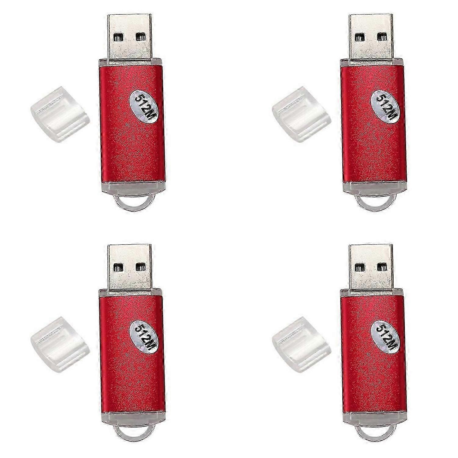 USB 2.0 Flash Memory Stick Pen Drive Storage Thumb Red 512MB