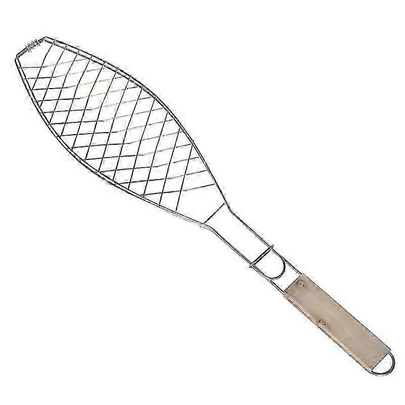 Outdoor Roasting Fish Grilling Basket Vegetable with Folding Handle DIY Flexible Nonstick Barbecue Tool Portable Burger Mesh BBQ