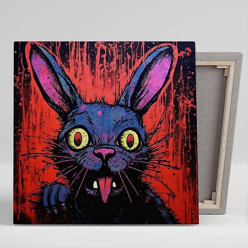 Abstract Mouse Wall Art, Canvas or Poster, Mouse Art, Whimsical Art, Minimalist Design, Contemporary Art, Mouse Portrait, Unique Wall Hang-wahahaaa159