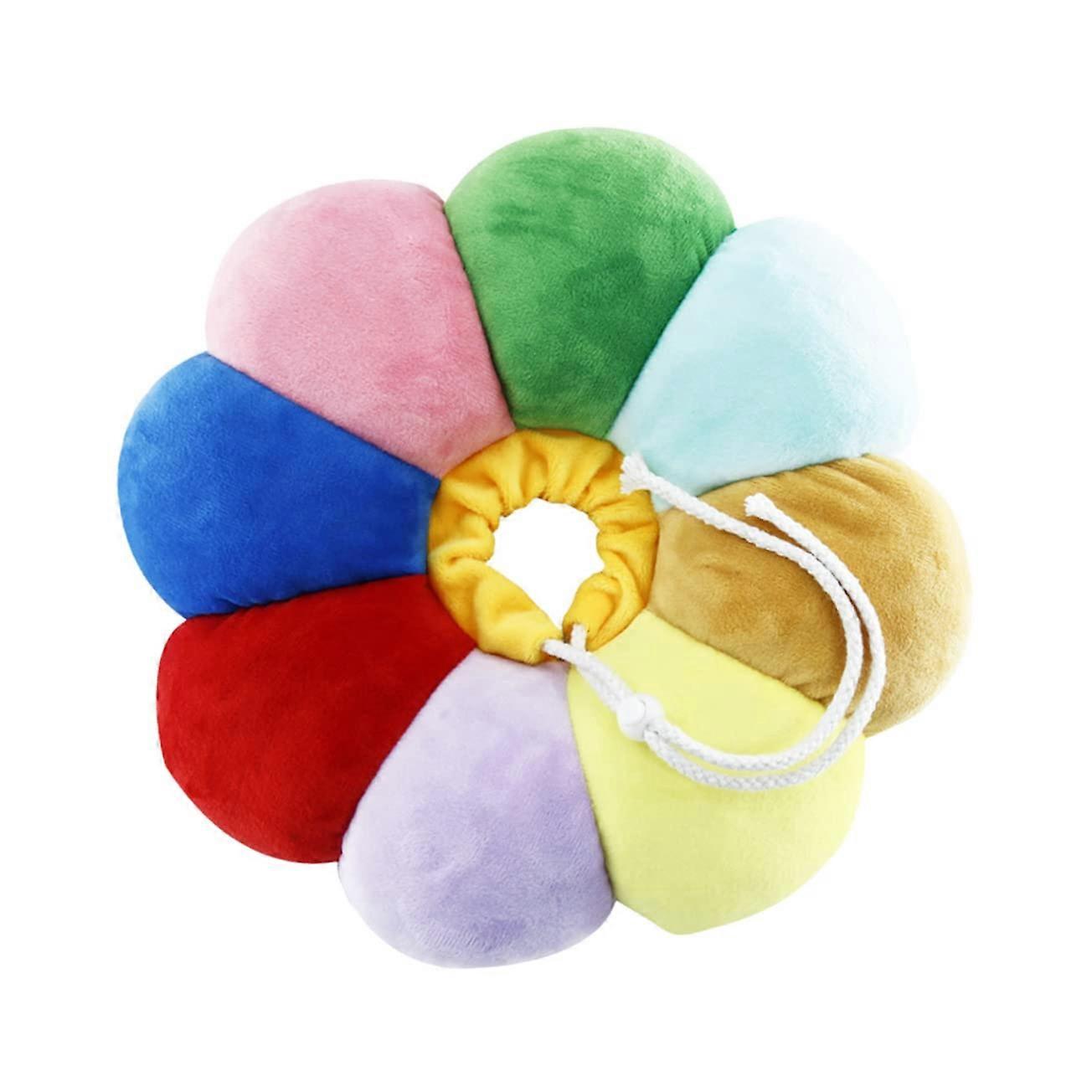 Adjustable Cat Recovery Collar Flower Shape Wound Healing Protector PP Cotton