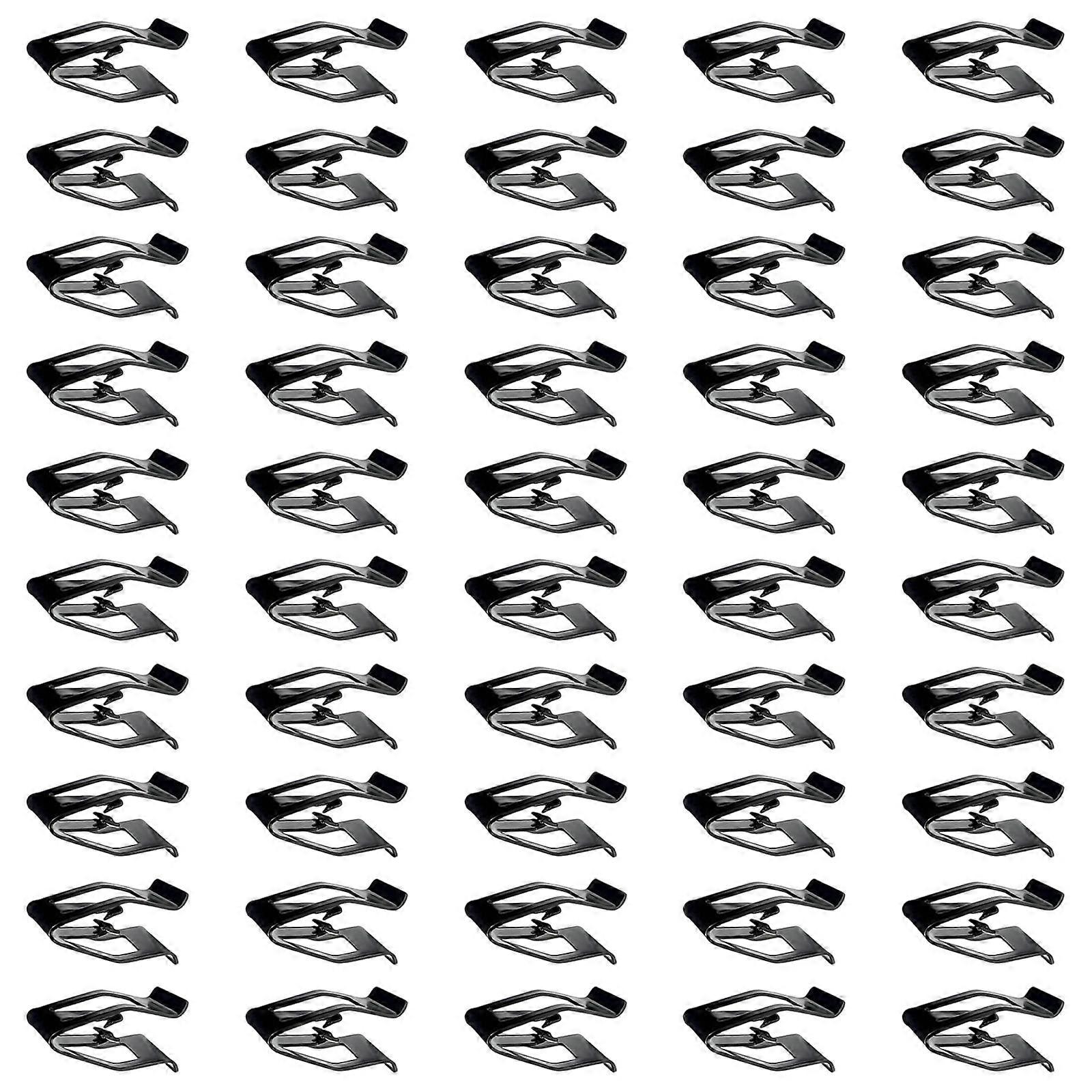 Automotive Metal Retaining Clips Vibration Proof Quick Snap Installation Interior Fixing Suitable for Multiple Vehicle M Multicolor