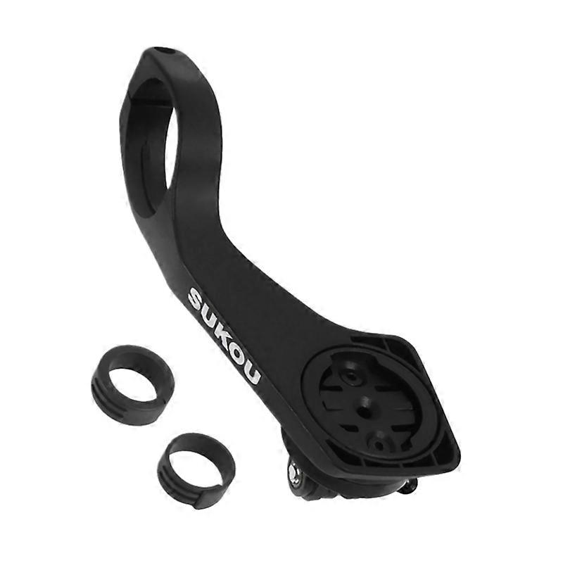 Bicycle GPS Computer Extension Arm Light Mounting Bracket Computer Base Silicone Elastic Cable Tie (for Garmin ( Without Light Mount Strap ))