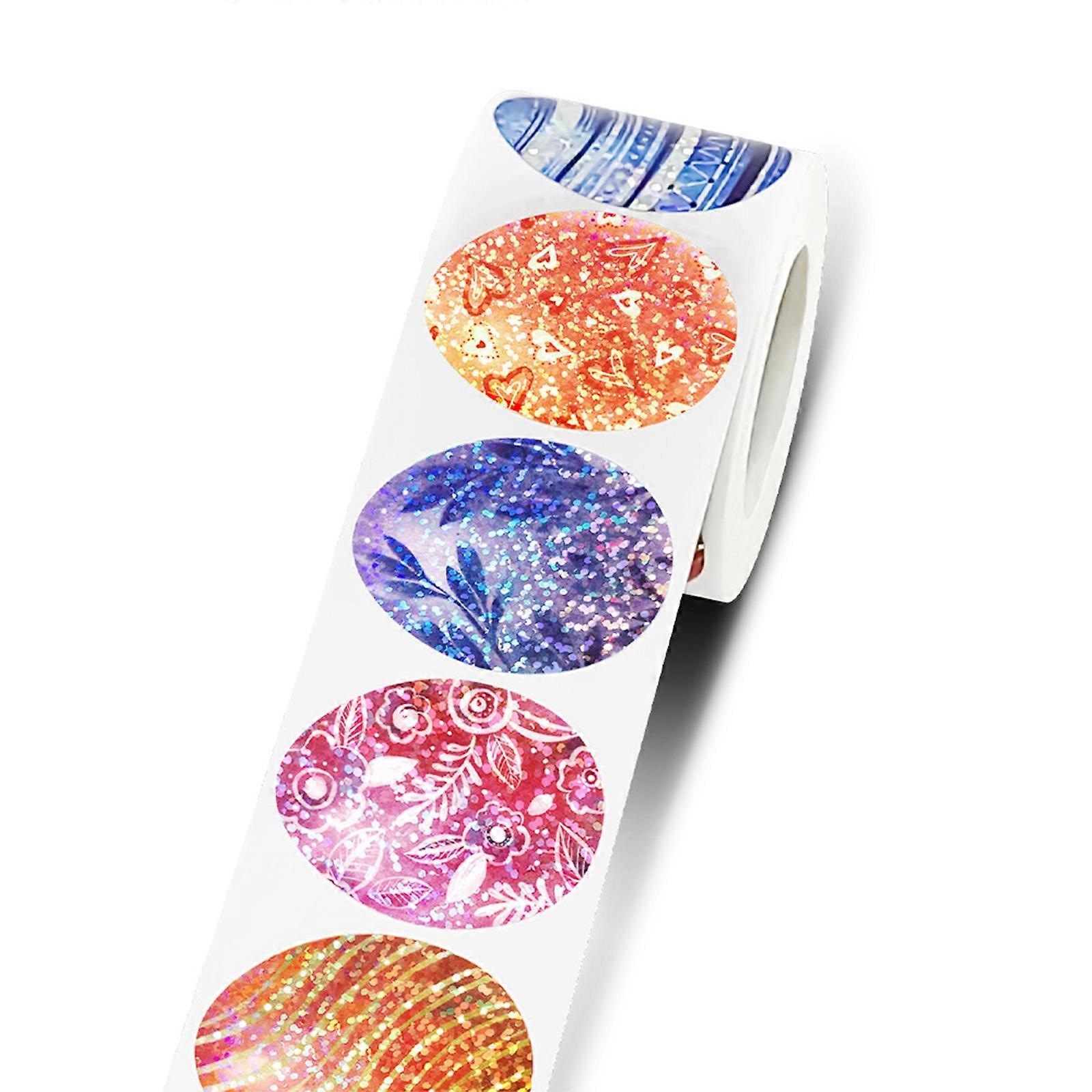 1 Roll Self Adhesive Easter Eggs Sticker for Children Crafts Cards Easter Party Easter Eggs Decorations Easter Sticker Multicolor