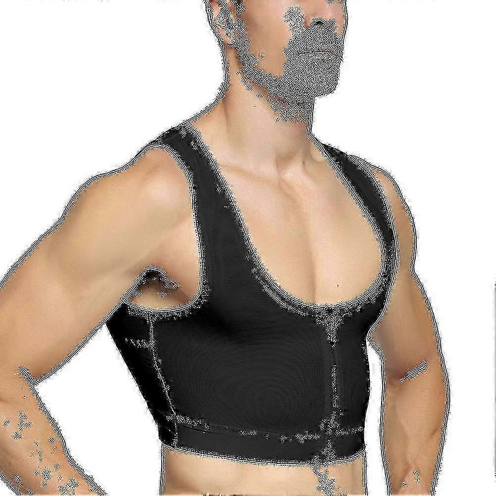 Gynecomastia vest for men - compression support & posture corrector