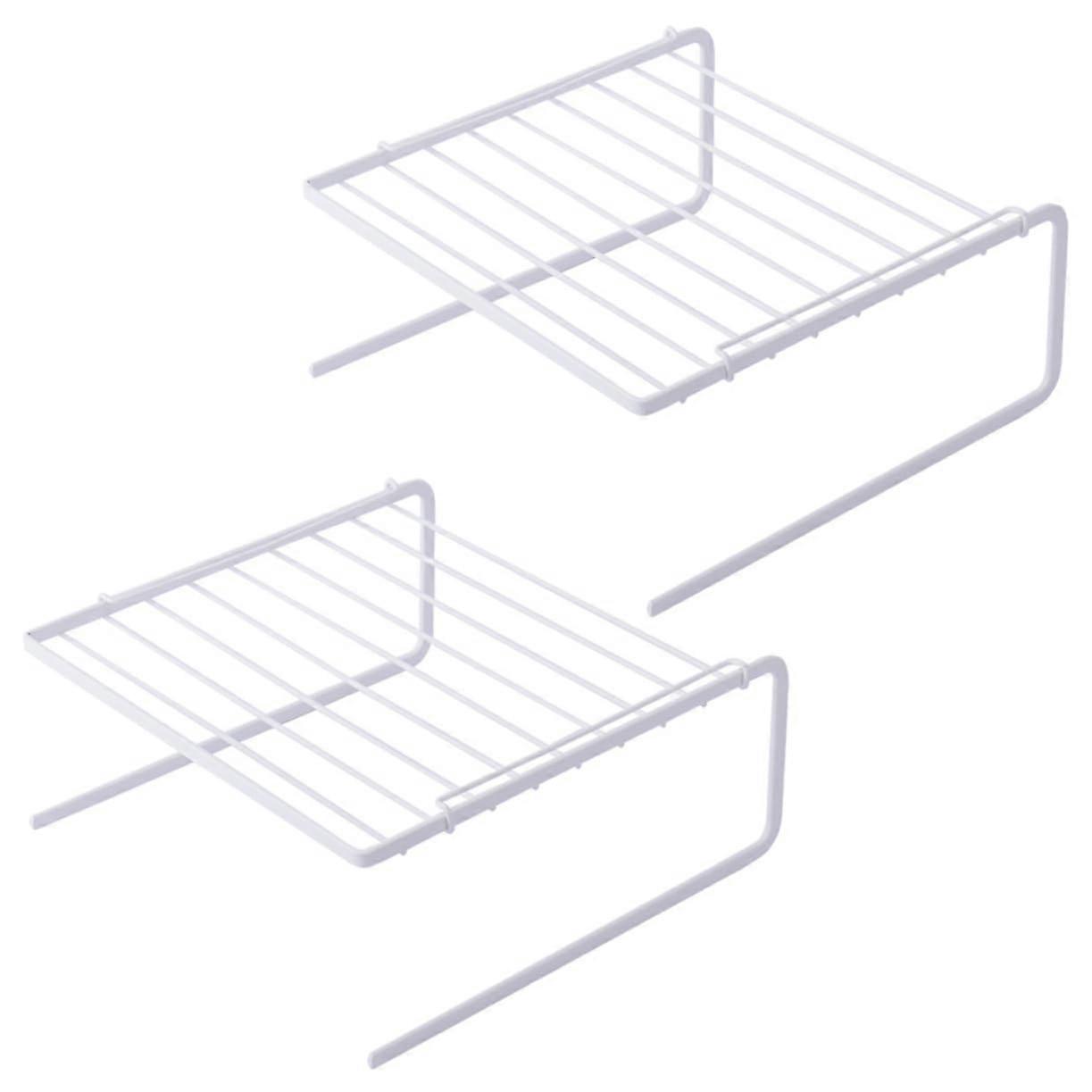 2Layer Multifunctional Wire Storage Rack Dish Stand Organizer TwoTier Iron Rack Easy Drain Keeps Utensils Accessible