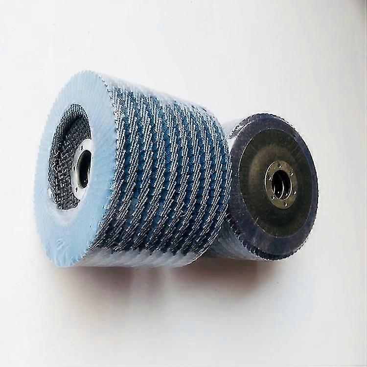 flap discs 100 mm grit 80 set of 10 for metal sanding and polishing