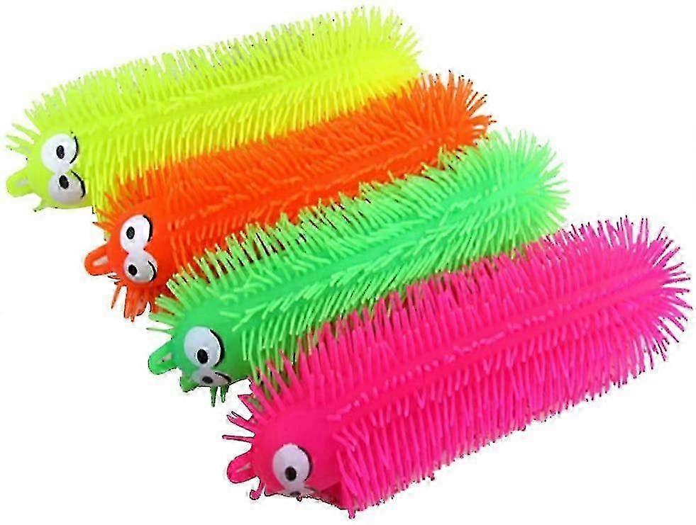 4 Pcs Caterpillars Shape Squishy Stress Balls