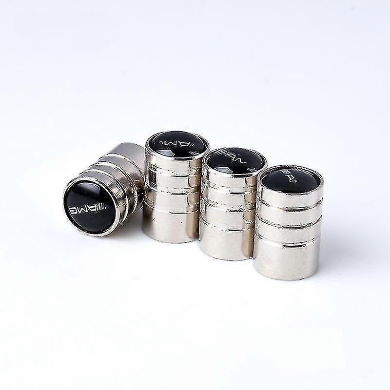 Bildäckslockventil kompatibel med Amg ventillock metalldäck (8 förpackningar)