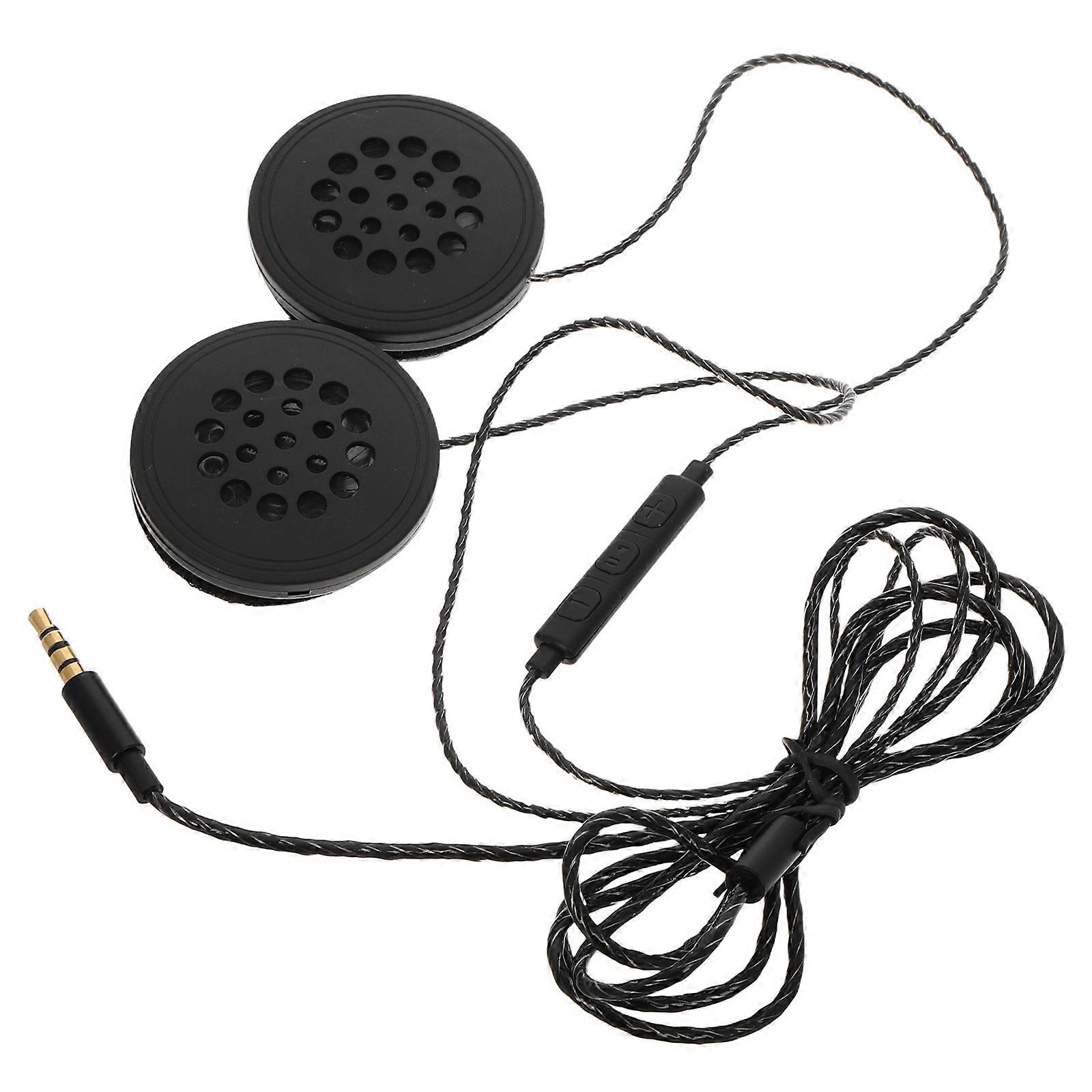 Motorcycle Hardhat Headset Wired for Handsfree Speaker
