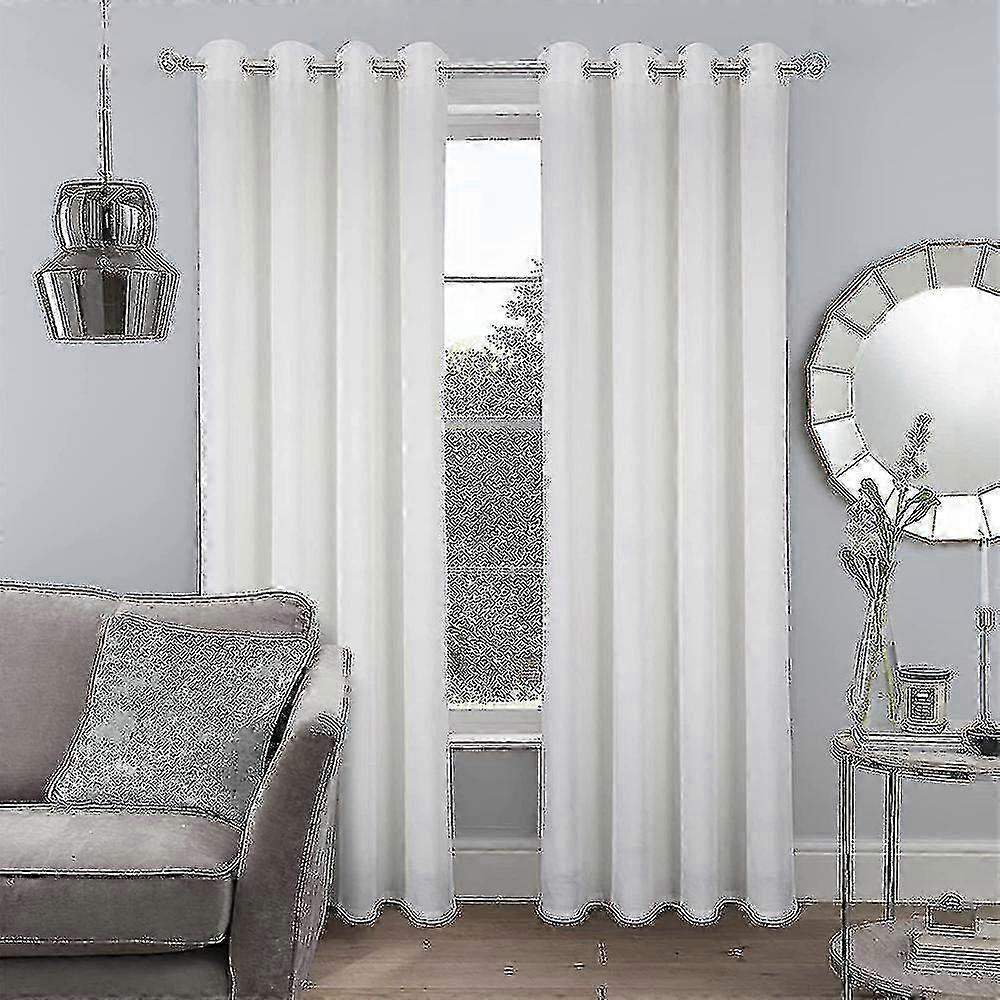 Ensfarget luksus blendingsgardiner Termisk isolerte tykke gardiner