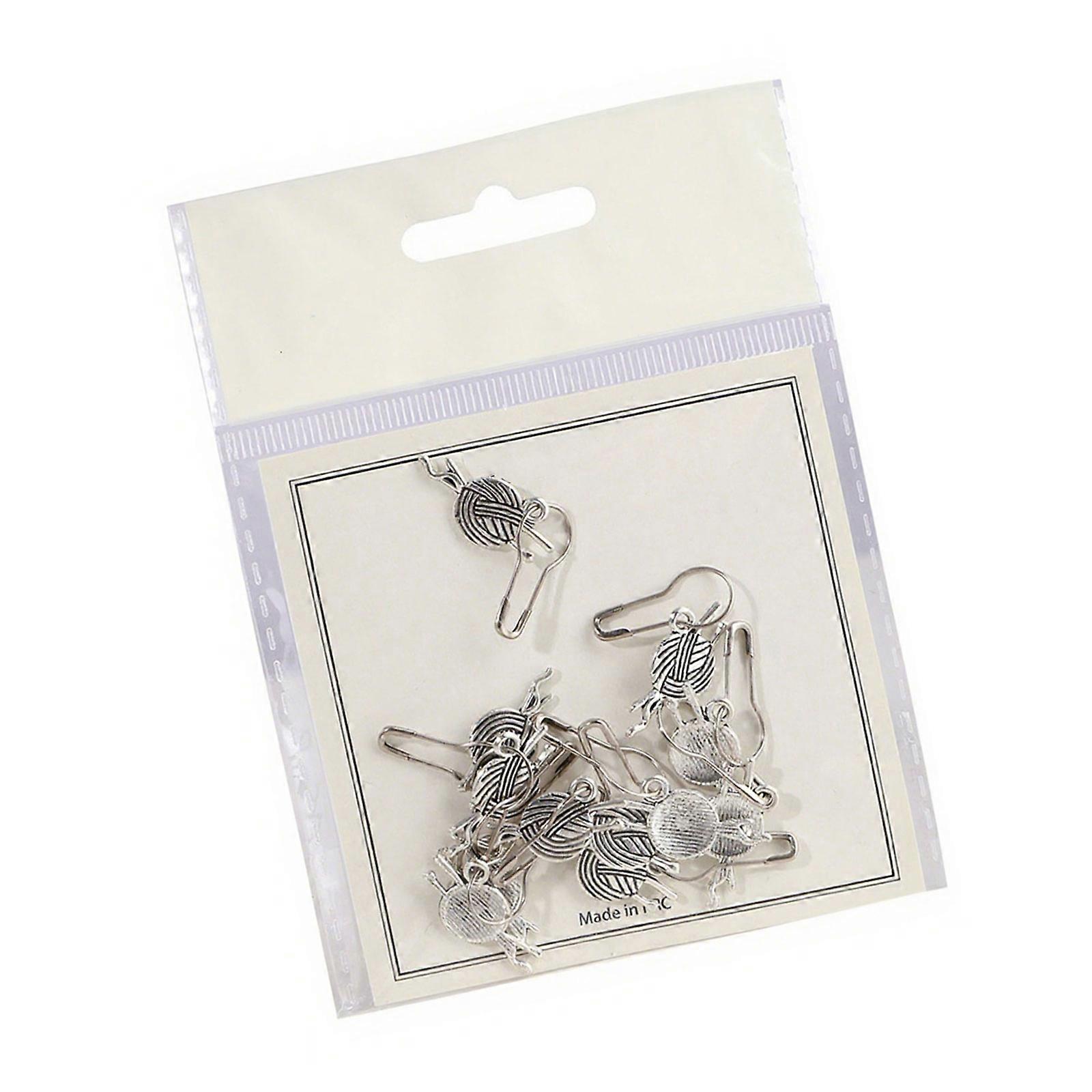 Numeric Metal Crochet Markers For Efficient Knitting Weave Counting Multicolor