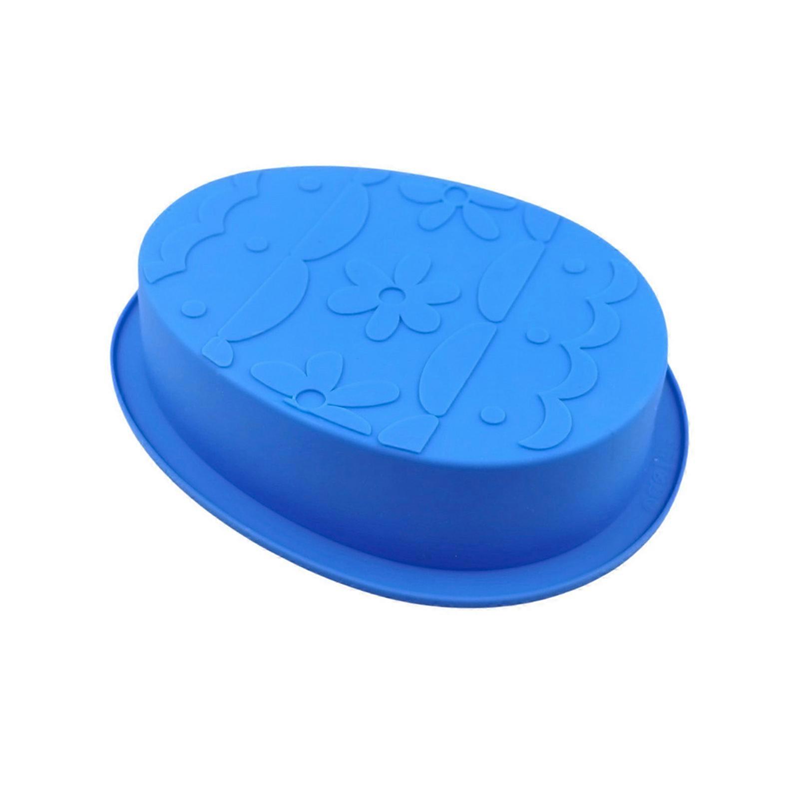 Multi Purpose Silicone Easter Egg Mold For Cakes Chocolate Making Nonstick Surfaces Kitchen Accessory Multicolor