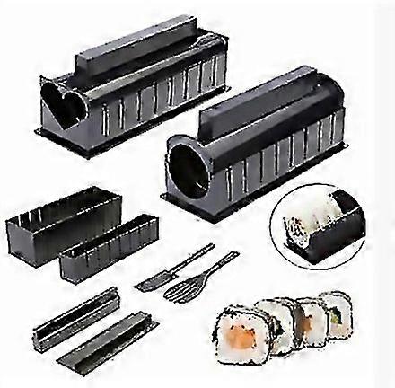For 10 Pcs Diy Sushis Maker Sushis Kitchen Tool Making Machine Roller Rice