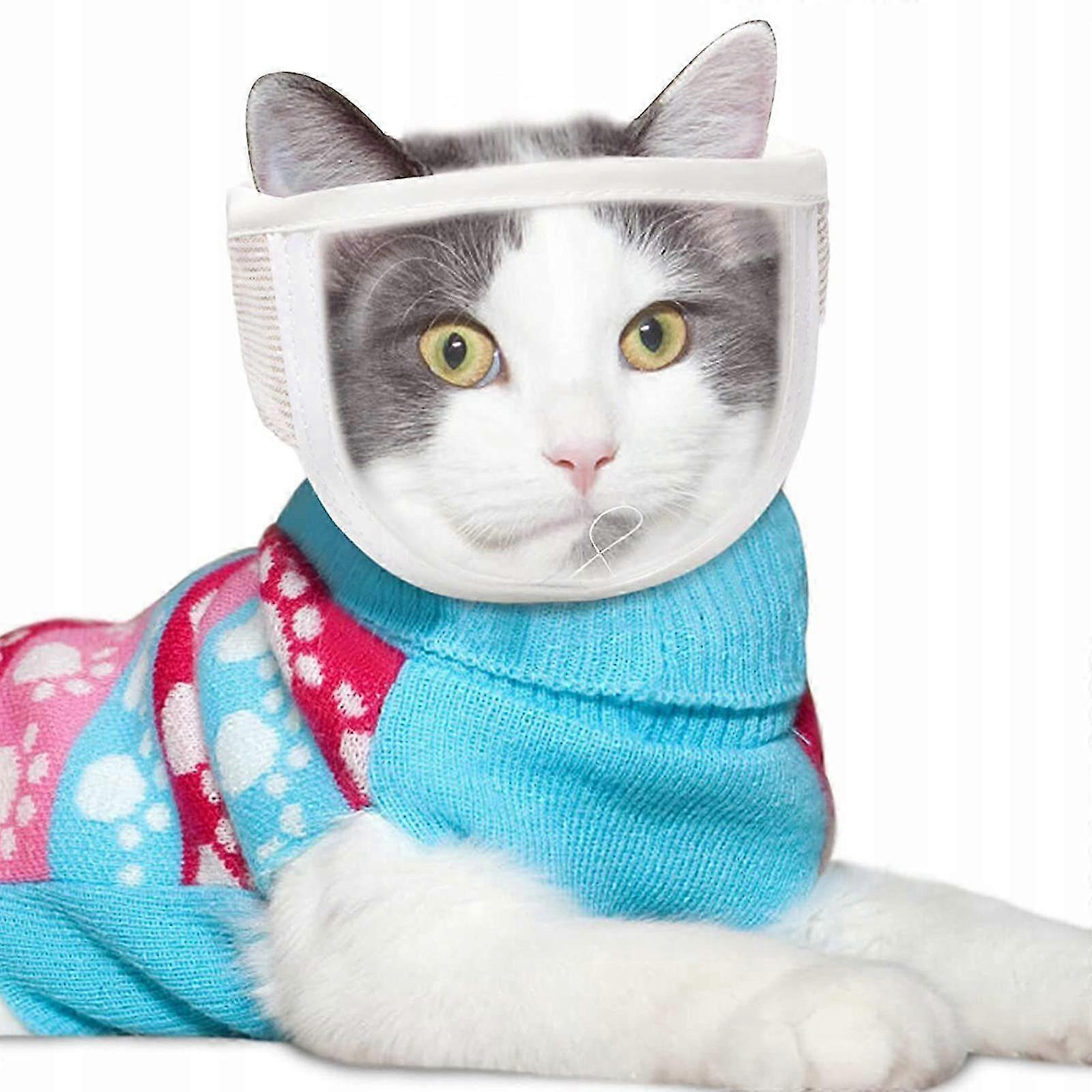 Cat muzzle to prevent licking zapob