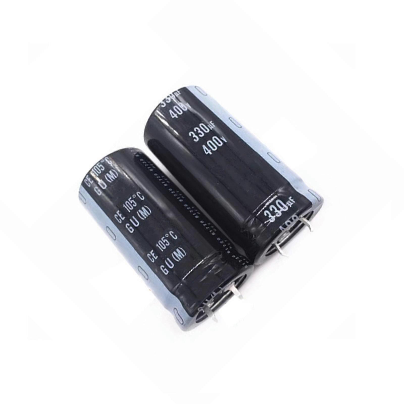 25mm x 50mm 400V 330μF Electrolytic Capacitors Low Heat Generation For Inverters Multicolor