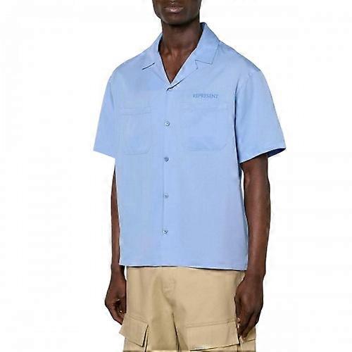 Represent Mens Collared Short-Sleeved Shirt
