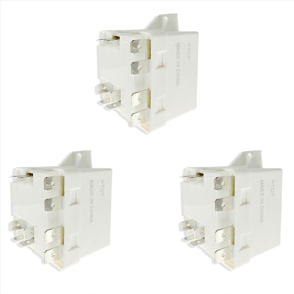 3X Relay Compatible with Leer 35A Potential Relay for Refrigeration, HVAC Systems - Compatible with 