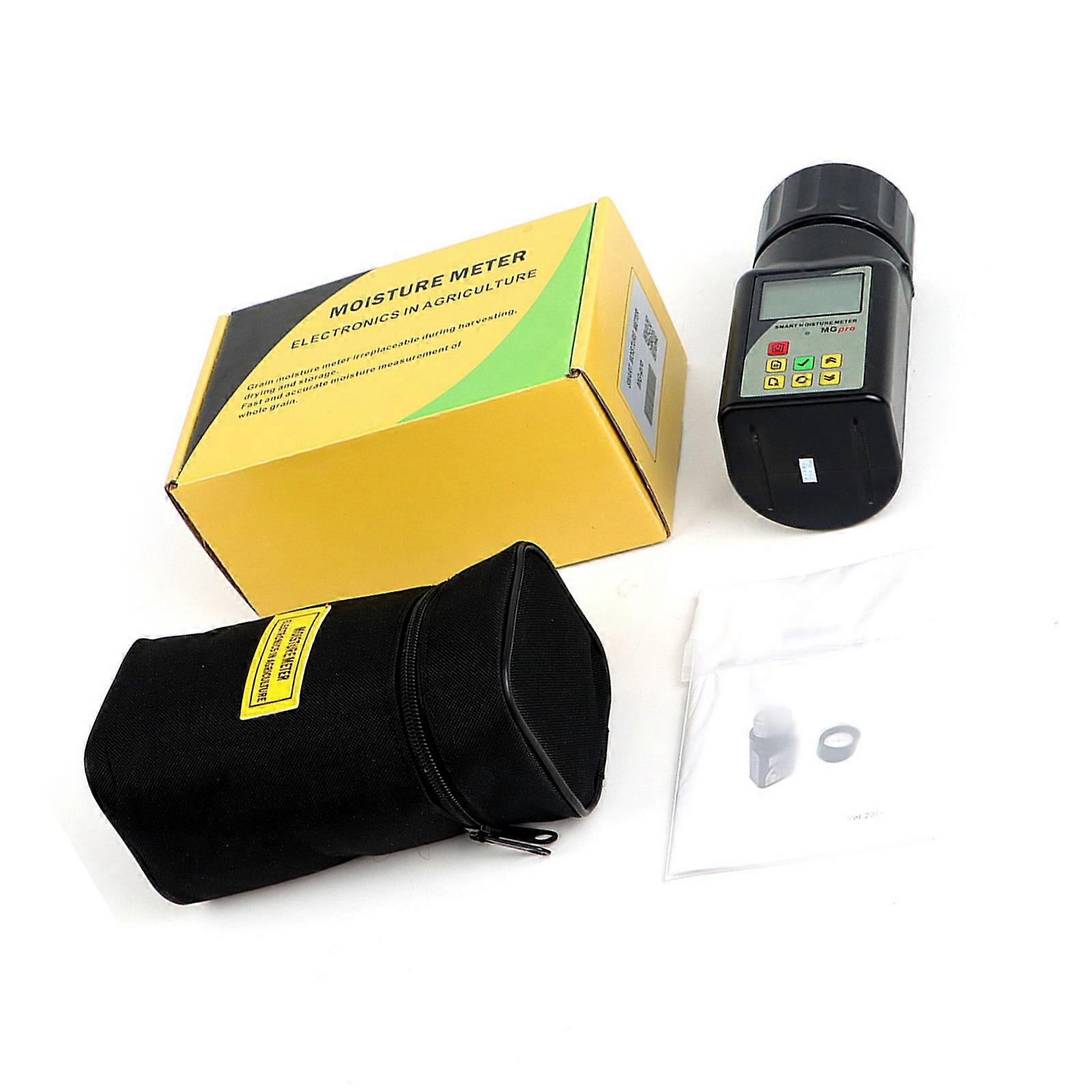 Grains Moisture Meter LCD Digital Moisture Detector for Corn Rice Wheat Peanut Coffee Bean Hygrometer Humidity Tester Multicolor